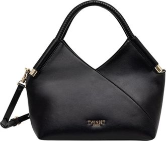 Twinset Schoudertas - Dames - Handtassen - Zwart - ONE Size - Leer - Tassen