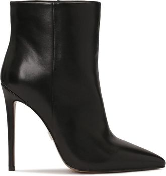 Kazar Laarzen met een slip-on bovenwerk en hak. Dit product valt klein uit. - Dames - Laarzen met Hak - Zwart - 38 EU - Leer - Schoenen