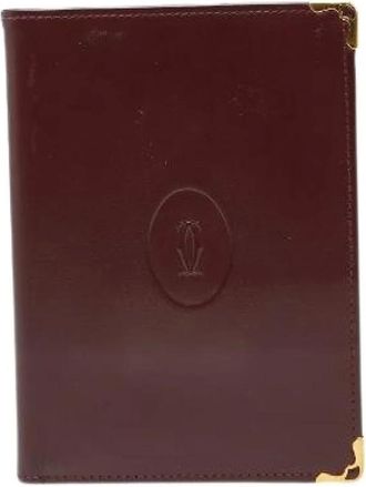 Cartier Pre-owned Wallets, female, Red, Size: ONE SIZE Pre-owned Leather Wallet