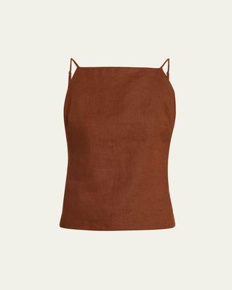 A.L.C. Reese Strappy Open-Back Top