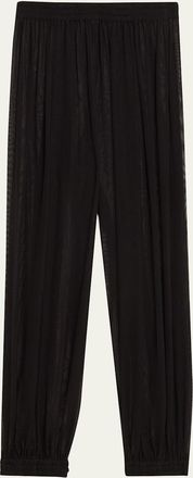 Michael Kors Wide-Leg Silk Voile Pants