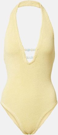Hunza G Adriana beaded swimsuit