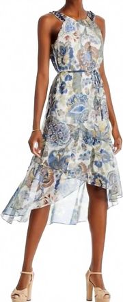 Kobi Halperin Hi Lo Dress In Blue