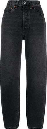 Re/Done Jeans 80s - Dames - Loose Fit Jeans - Zwart - W24 - Denim - Jeans