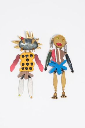 Bimba & Lola Aged Dancer Long Earrings in Blue at Nordstrom