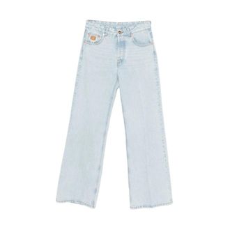 Blaz&eacute; Milano Wide Jeans, female, Blue, Size: M Maline Jeans