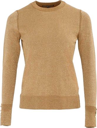 Biba Dames/Dames Shimmer Trui (Goud)