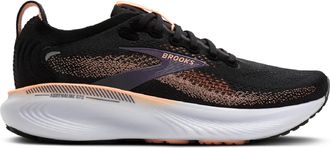 Brooks Womens Adrenaline GTS 25 Road-Running Shoes Black 6.5