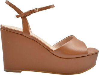Guess Leren Sleehakken - Dames - Sleehakken - Bruin - 40 EU - Leer - Schoenen