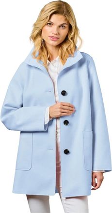 Junge Single-Breasted Coats - Dames - Mantel - Blauw - L - Jassen