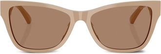 Jimmy Choo Eyewear square-frame sunglasses - Brown