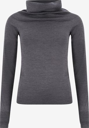 Stella McCartney Schulterfreier feiner Wollpullover