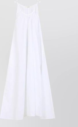 Co cotton gathered midi dress