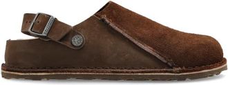 Birkenstock Lutry Premium Split - Dames - Klompen - Bruin - 38 EU - Wol - Schoenen