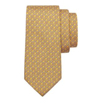 Ferragamo Gancini Print Silk Tie