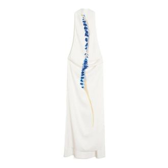 Max Mara Maxi Dresses, female, White, Size: S abiti Viscosa