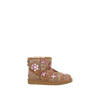UGG Classic Mini Meadow - Dames - Winterlaarzen - Bruin - 37 EU - Wol - Schoenen