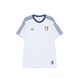 adidas X Italia Stripe-detail T-shirt