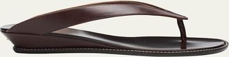 Giuseppe Zanotti 25mm Amelia Leather Thong Sandals