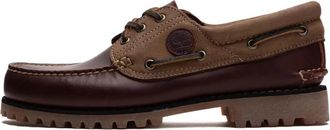 Timberland Authentic 3-Eye Lug Boat Shoe - Heren - Bootschoenen - Bruin - 44 EU - Leer - Schoenen