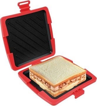 No Brand Sandwichera Inal&aacute;mbrica De Silicona Para Microondas Y Horno - Tostadora Antiadherente