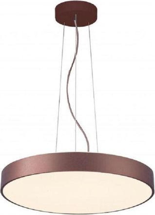 Trade Shop Trade Shop Traesio - Trade Shop - Cerchio 80 Cm Led 95 W Lampada Up Sospension 2 Light Temperatures - Brown