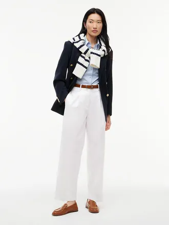Tommy Hilfiger Womens Pleated Twill Barrel Chino - Optic White - 12