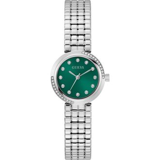 Guess Clara Bracelet Watch, 28mm in Silver Tone at Nordstrom