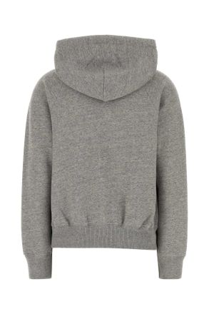 Polo Ralph Lauren Womens Grey Cotton Blend Sweatshirt Darkvintageheather Exterior: Polyester Felpe Sweater