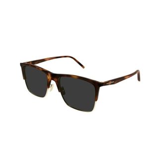 Saint Laurent Authentieke Premium Kwaliteit Bril - Dames - Accessoires - Bruin - Maat: 57 MM