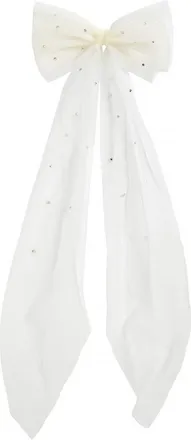 Brides & Hairpins Solene Embellished Tulle Bow in Ivory at Nordstrom