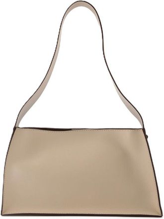 Manu Atelier Womens Kesme Shoulder Bag Beige Leather