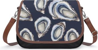 Generic Oysters Small Womens Crossbody Bags Shoulder Handbag with Adjustable Strap for Travel