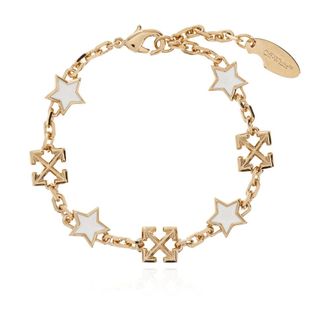 Off-white Bedelarmband - Dames - Accessoires - Geel - Maat: ONE Size