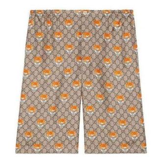 Gucci x Kai GG Silk Shorts Beige Brown 660286-ZAG1O-2233