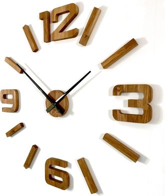 OEM Reloj De Pared De Madera De Roble Eko 130 Cm