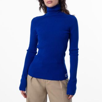 Burberry Equestrian Knight Roll-Neck Jumper, Size XX-Small