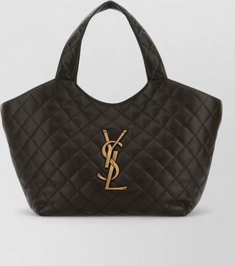 Saint Laurent nappa medium icare shopping tote bag