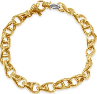 Pompeii3 Mens Marine Link 14k Gold (27gram) or Platinum (43gram) 7.5mm Bracelet 8.5