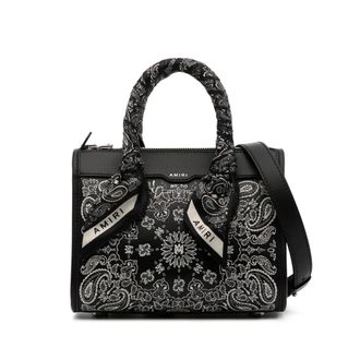 Amiri Bandana Micro Triangle Crossbody Bag