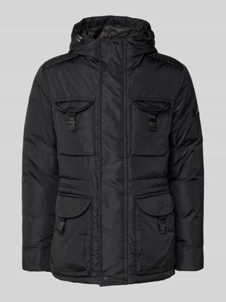 Peuterey Parka mit verdecktem Rei&szlig;verschluss Modell Aiptek in Black, Gr&ouml;&szlig;e M