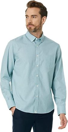UNTUCKit Cadetto Wrinkle Free Shirt Mens Clothing Green : 2XL Regular Fit, Cotton