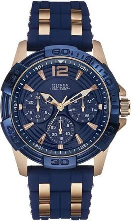 Guess Oasis Horloge - Heren - Horloges - Blauw - ONE Size - Accessoires