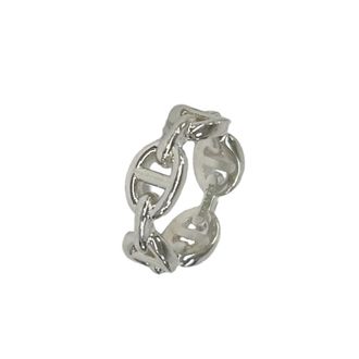 Herm&egrave;s Silver Silver 925 Band Ring (Pre-Owned)
