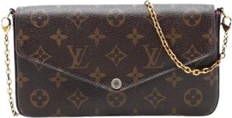 Louis Vuitton Pre-owned Cross Body Bags, female, Brown, Size: ONE SIZE Pre-owned Fabric Crossbody Bag