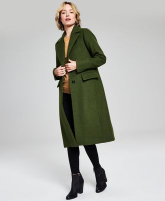 Michael Michael Kors Womens Single-Breasted Coat