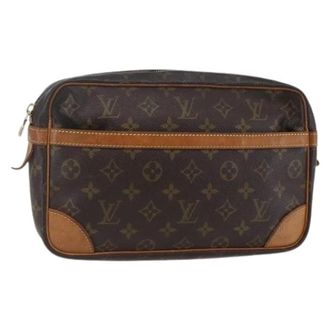 Louis Vuitton Clutch in Canvas Pre-owned - - Pre-owned - Donna - Marrone - ONE SIZE