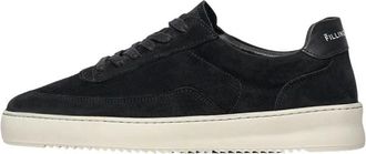 Filling Pieces Mondo Suede Black - Heren - Sneakers - Zwart - 45 EU - Leer - Schoenen