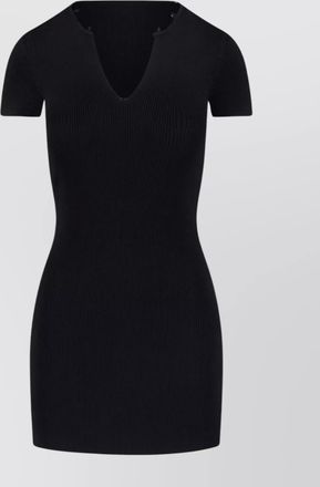 Alexander Wang ribbed texture chain detail mini dress
