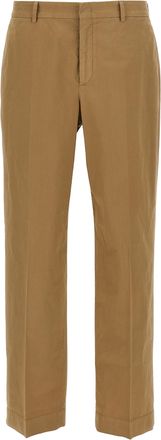 Cellar Door Beige Cotton Casual Mens Pants
